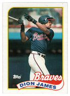 Dion James - Atlanta Braves (MLB Baseball Card) 1989 Topps # 678 Mint