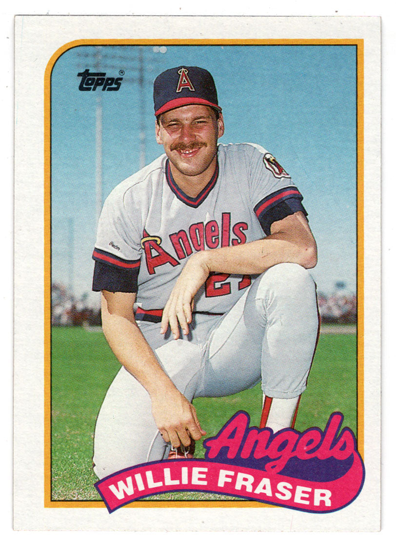 Willie Fraser - California Angels (MLB Baseball Card) 1989 Topps # 679 Mint