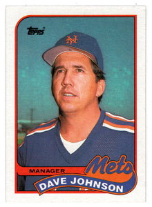 Dave Johnson - New York Mets - Manager (MLB Baseball Card) 1989 Topps # 684 Mint