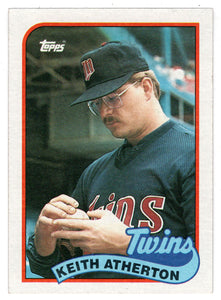 Keith Atherton - Minnesota Twins (MLB Baseball Card) 1989 Topps # 698 Mint