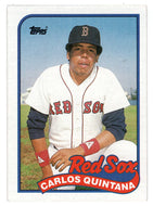 Carlos Quintana RC - Boston Red Sox (MLB Baseball Card) 1989 Topps # 704 Mint