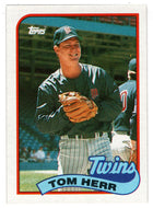 Tom Herr - Minnesota Twins (MLB Baseball Card) 1989 Topps # 709 Mint