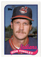 Ron Tingley - Cleveland Indians (MLB Baseball Card) 1989 Topps # 721 Mint