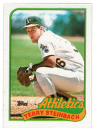 Terry Steinbach - Oakland Athletics (MLB Baseball Card) 1989 Topps # 725 Mint