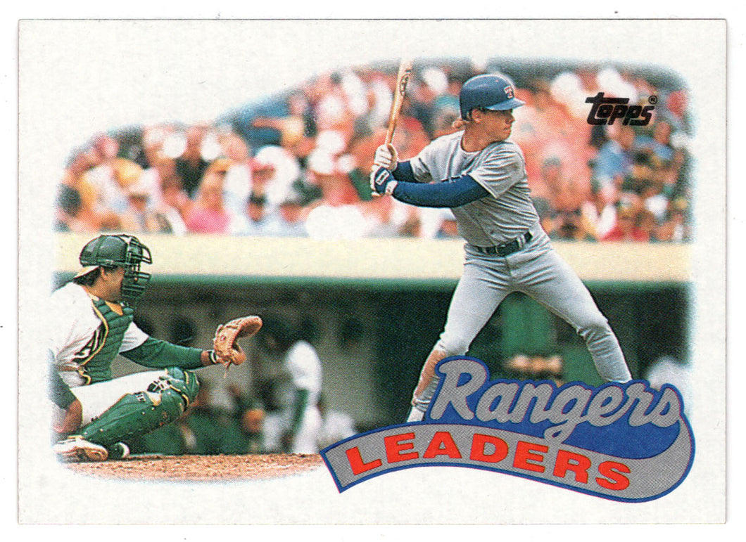 Texas Rangers - Team Leaders (MLB Baseball Card) 1989 Topps # 729 Mint