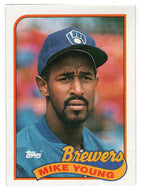 Mike Young - Milwaukee Brewers (MLB Baseball Card) 1989 Topps # 731 Mint