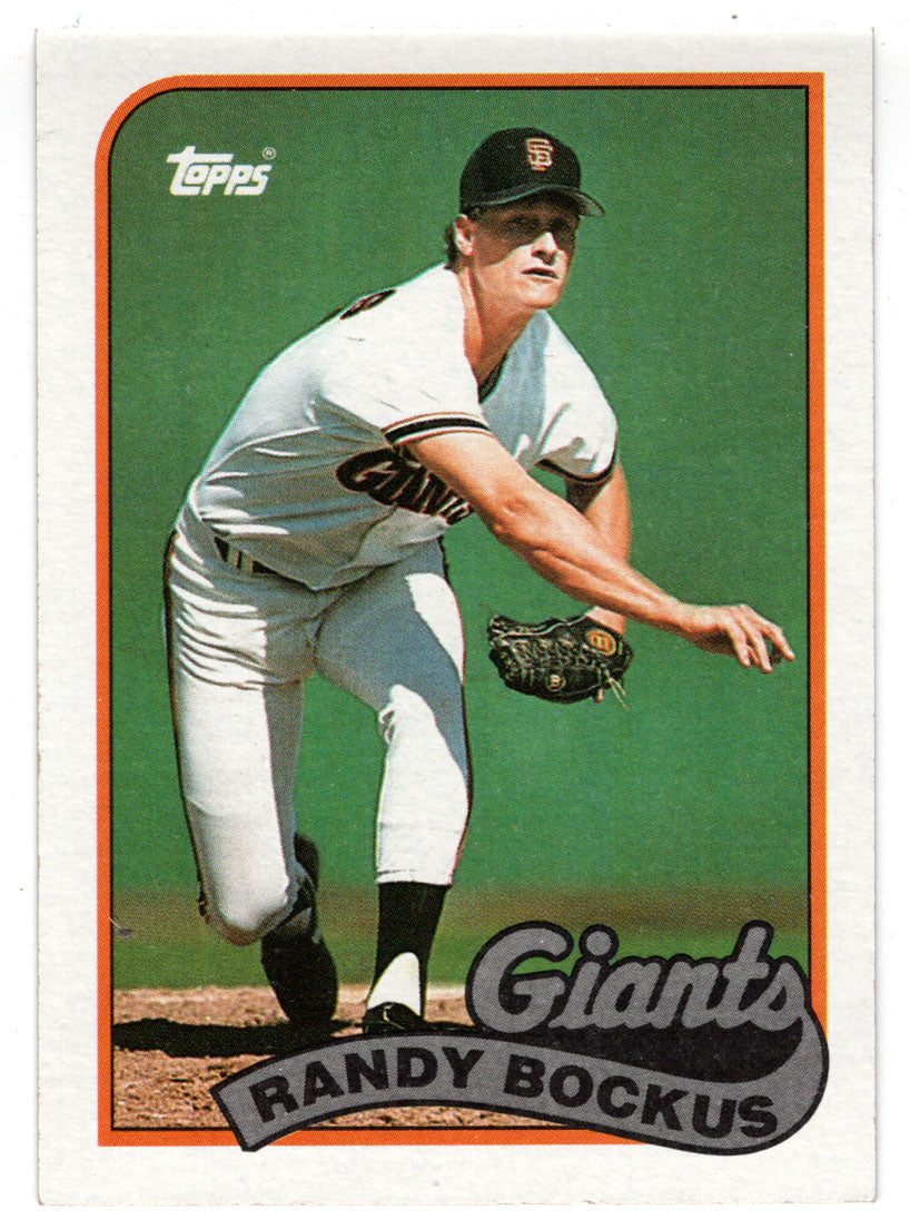Randy Bockus - San Francisco Giants (MLB Baseball Card) 1989 Topps # 733 Mint