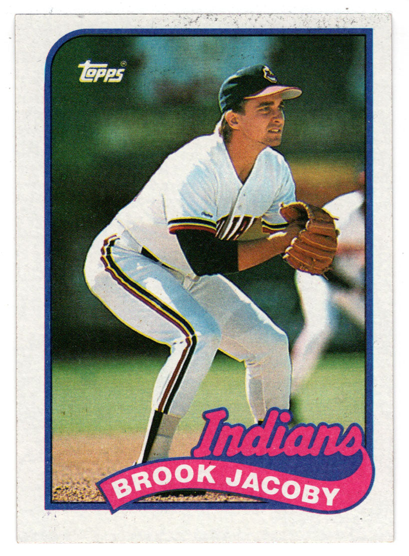 Brook Jacoby - Cleveland Indians (MLB Baseball Card) 1989 Topps # 739 Mint