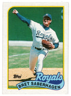 Bret Saberhagen - Kansas City Royals (MLB Baseball Card) 1989 Topps # 750 Mint