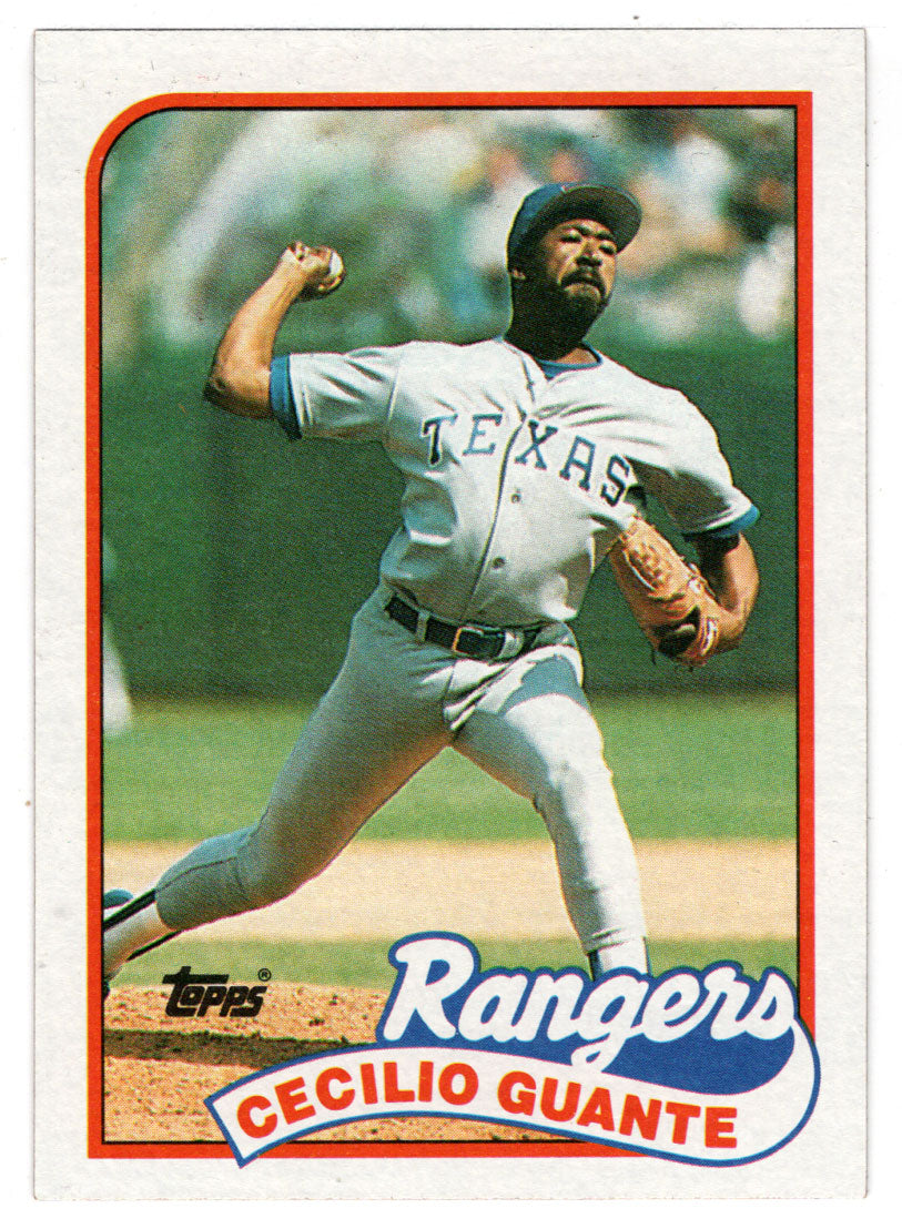 Cecilio Guante - Texas Rangers (MLB Baseball Card) 1989 Topps # 766 Mint