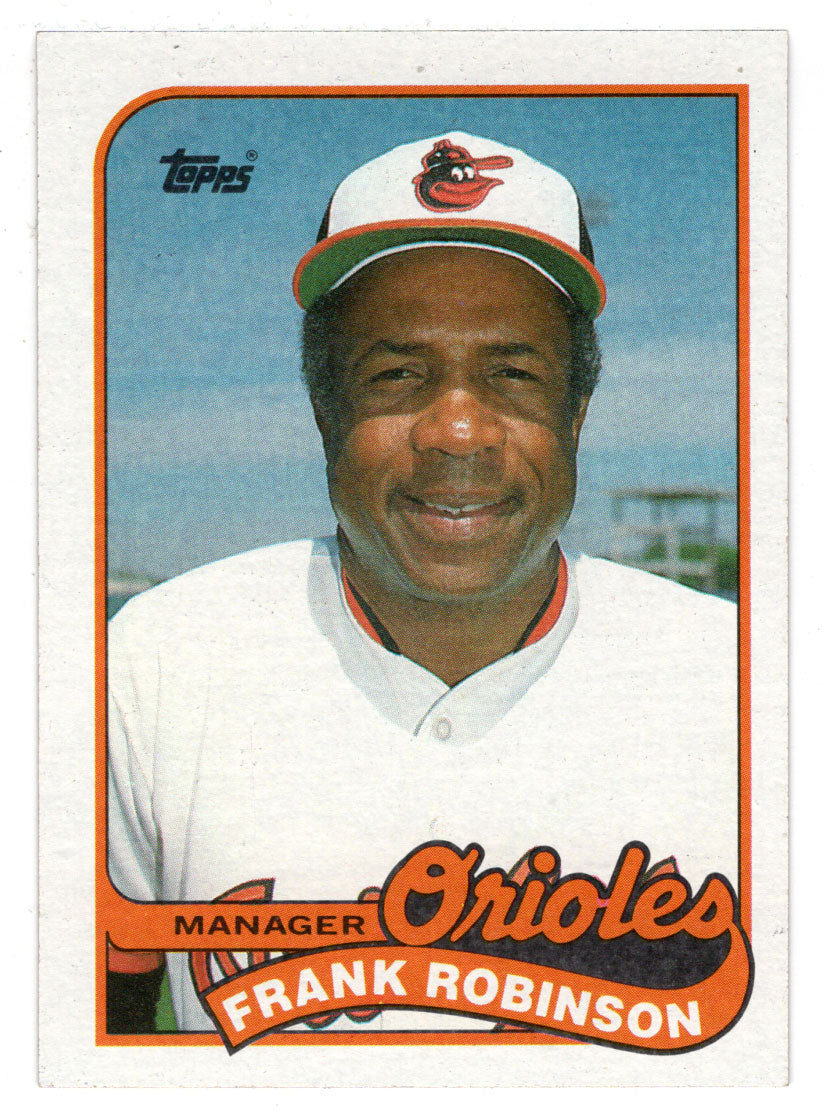 Frank Robinson - Baltimore - Manager (MLB Baseball Card) 1989