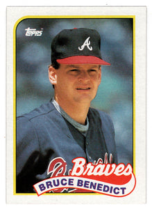 Bruce Benedict - Atlanta Braves (MLB Baseball Card) 1989 Topps # 778 Mint