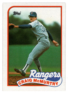 Craig McMurtry - Texas Rangers (MLB Baseball Card) 1989 Topps # 779 Mint