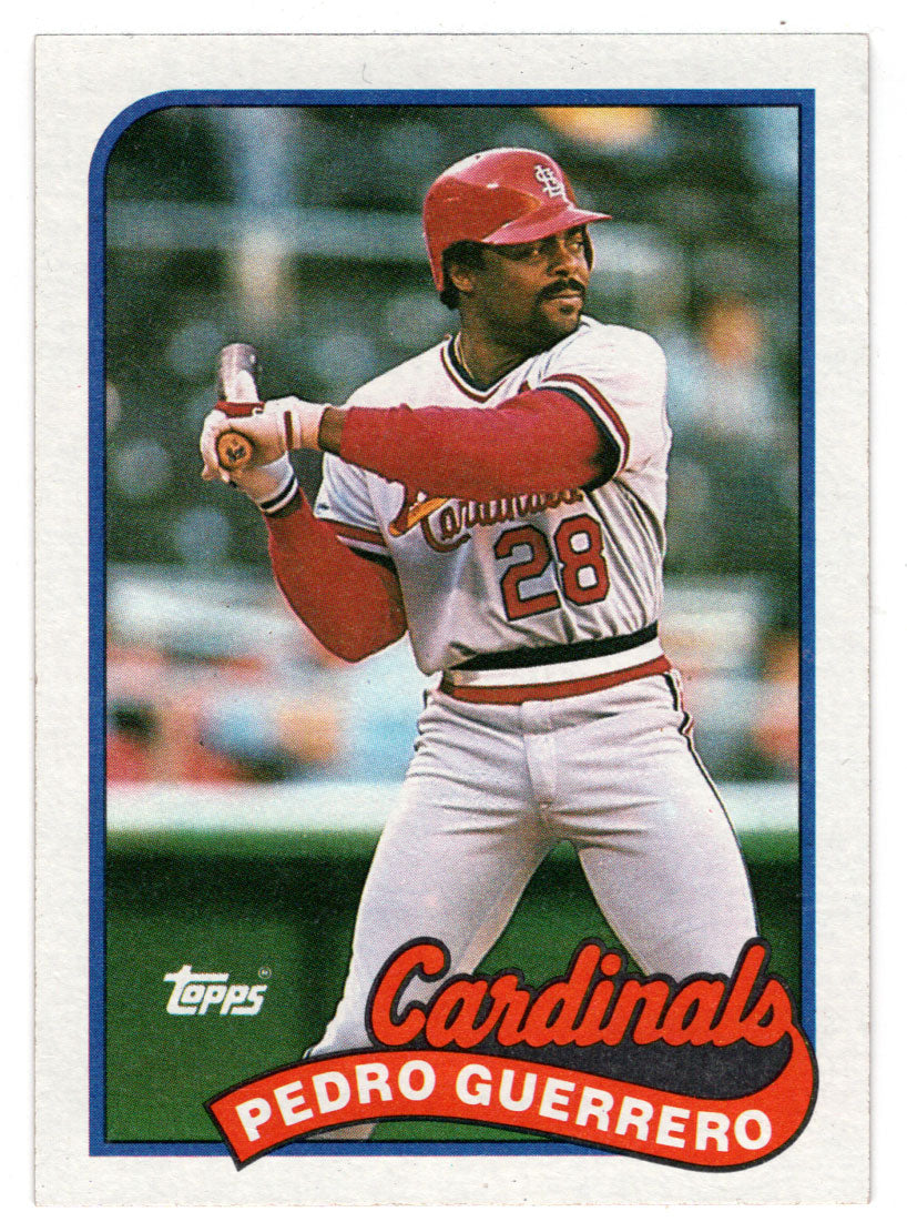 Pedro Guerrero - St. Louis Cardinals (MLB Baseball Card) 1989