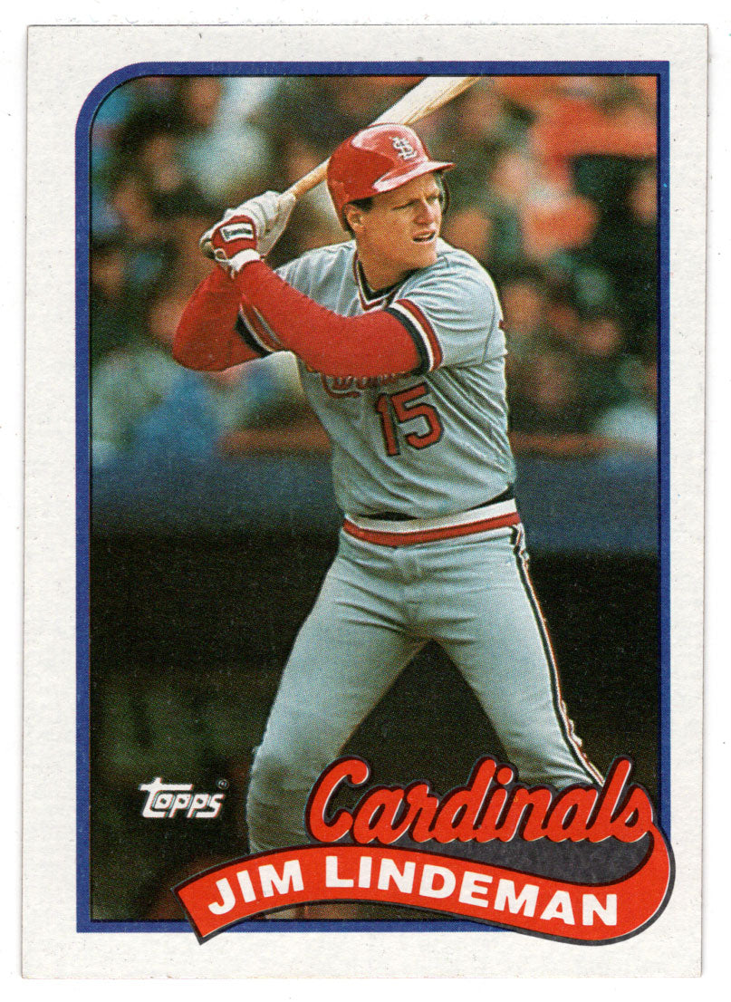 Jim Lindeman - St. Louis Cardinals (MLB Baseball Card) 1989 Topps # 791 Mint
