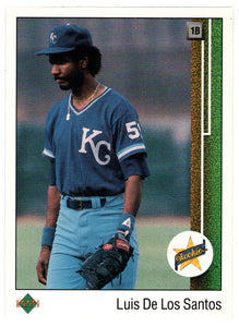 Luis de los Santos RC - Kansas City Royals (MLB Baseball Card) 1989 Upper Deck # 12 Mint