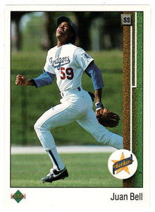 Juan Bell RC - Los Angeles Dodgers (MLB Baseball Card) 1989 Upper Deck # 20 Mint