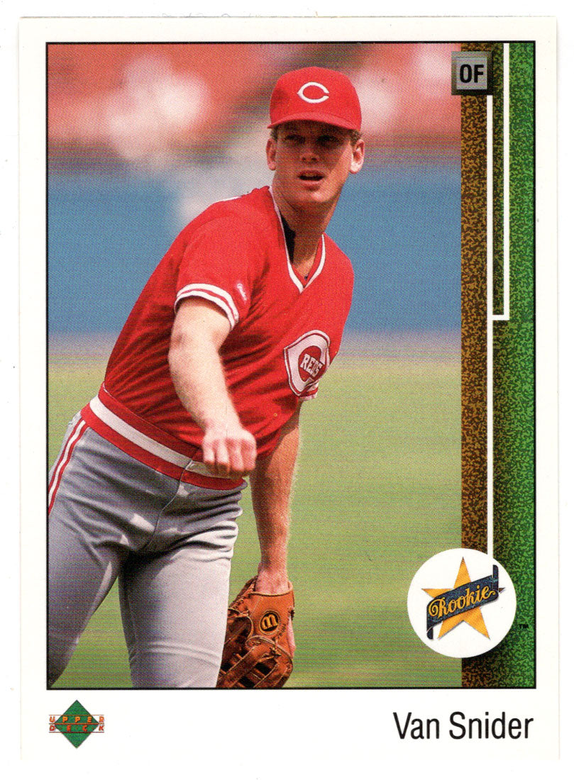 Van Snider RC - Cincinnati Reds (MLB Baseball Card) 1989 Upper Deck # 23 Mint