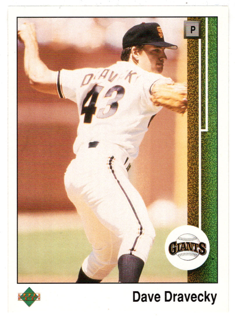 Dave Dravecky - San Francisco Giants (MLB Baseball Card) 1989 Upper Deck # 39 Mint