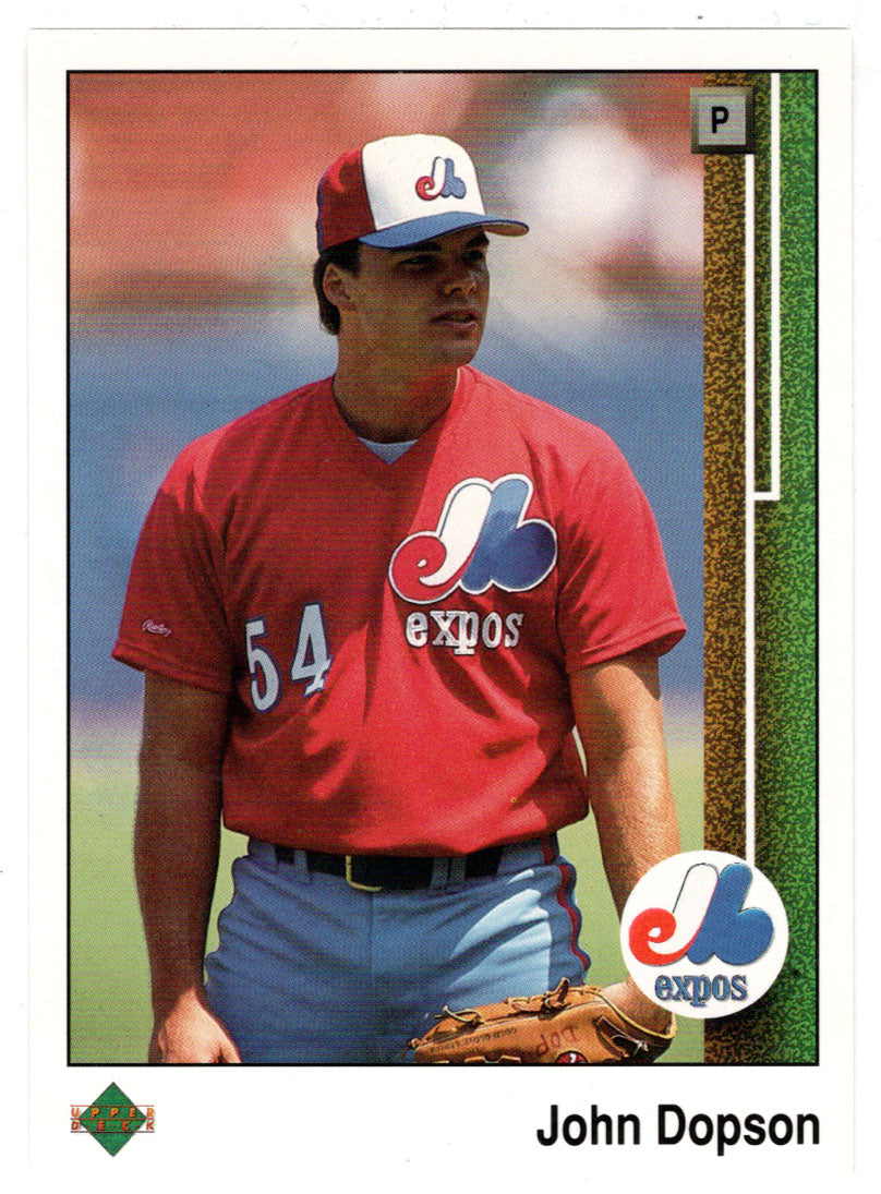 John Dopson - Montreal Expos (MLB Baseball Card) 1989 Upper Deck # 57 Mint