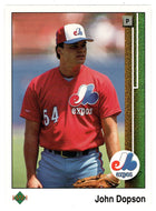 John Dopson - Montreal Expos (MLB Baseball Card) 1989 Upper Deck # 57 Mint