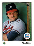 Rick Mahler - Atlanta Braves (MLB Baseball Card) 1989 Upper Deck # 74 Mint