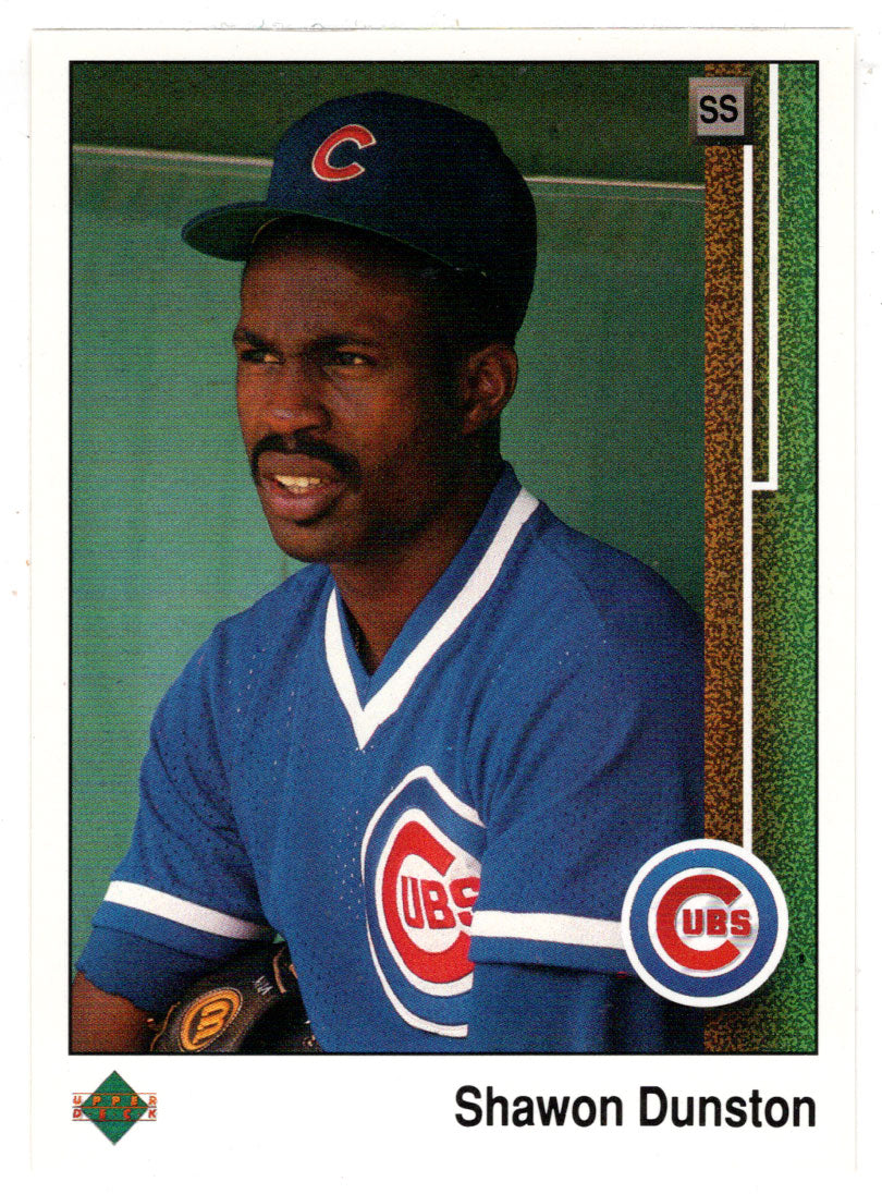 Shawon Dunston - Chicago Cubs (MLB Baseball Card) 1989 Upper Deck # 107 Mint