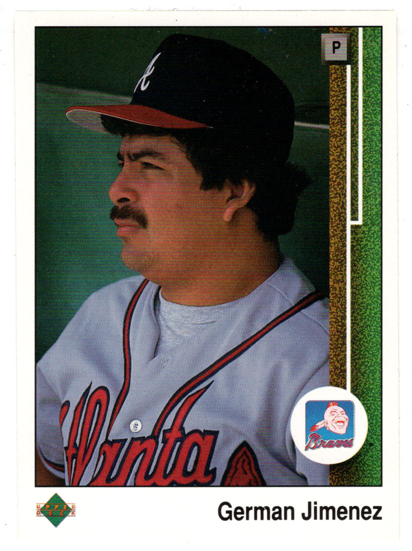 German Jimenez - Atlanta Braves (MLB Baseball Card) 1989 Upper Deck # 113 Mint