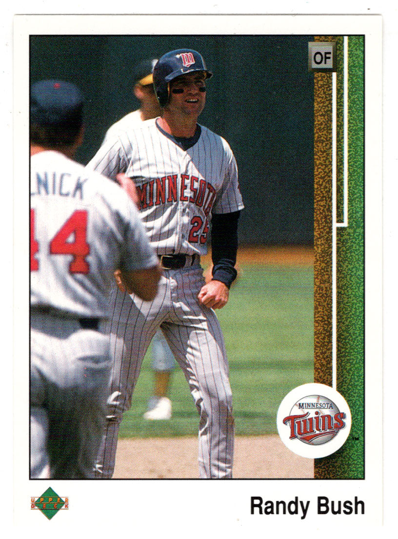 Randy Bush - Minnesota Twins (MLB Baseball Card) 1989 Upper Deck # 158 Mint