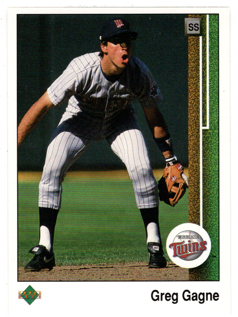 Greg Gagne - Minnesota Twins (MLB Baseball Card) 1989 Upper Deck # 166 Mint