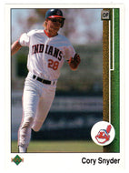 Cory Snyder - Cleveland Indians (MLB Baseball Card) 1989 Upper Deck # 170 Mint