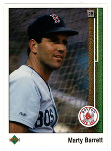 Marty Barrett - Boston Red Sox (MLB Baseball Card) 1989 Upper Deck # 173 Mint