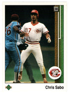 Chris Sabo RC - Cincinnati Reds (MLB Baseball Card) 1989 Upper Deck # 180 Mint