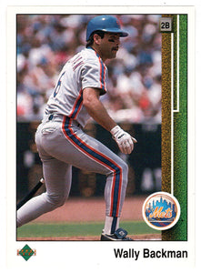 Wally Backman - New York Mets (MLB Baseball Card) 1989 Upper Deck # 188 Mint