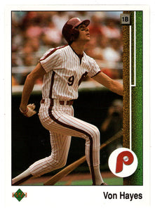 Von Hayes - Philadelphia Phillies (MLB Baseball Card) 1989 Upper Deck # 246 Mint