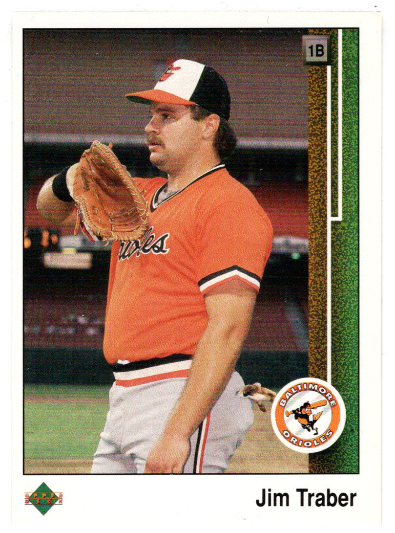 Jim Traber - Baltimore Orioles (MLB Baseball Card) 1989 Upper Deck