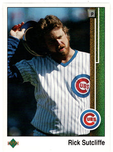 Rick Sutcliffe - Chicago Cubs (MLB Baseball Card) 1989 Upper Deck # 303 Mint