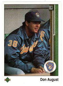 Don August - Milwaukee Brewers (MLB Baseball Card) 1989 Upper Deck # 325 Mint