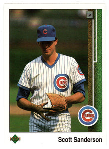 Scott Sanderson - Chicago Cubs (MLB Baseball Card) 1989 Upper Deck # 342 Mint