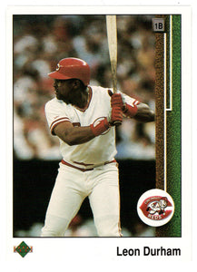 Leon Durham - Cincinnati Reds (MLB Baseball Card) 1989 Upper Deck # 354 Mint