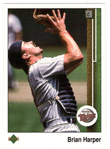 Brian Harper - Minnesota Twins (MLB Baseball Card) 1989 Upper Deck # 379 Mint