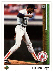 Oil Can Boyd - Boston Red Sox (MLB Baseball Card) 1989 Upper Deck # 415 Mint