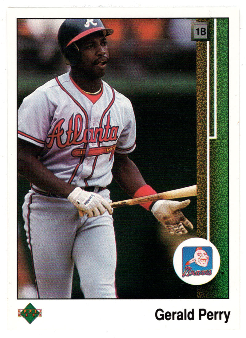 Gerald Perry - Atlanta Braves (MLB Baseball Card) 1989 Upper Deck # 431 Mint