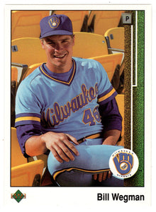 Bill Wegman - Milwaukee Brewers (MLB Baseball Card) 1989 Upper Deck # 445 Mint