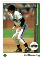 Kirt Manwaring - San Francisco Giants (MLB Baseball Card) 1989 Upper Deck # 500 Mint