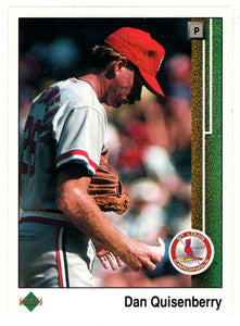 Dan Quisenberry - St. Louis Cardinals (MLB Baseball Card) 1989 Upper Deck # 533 Mint