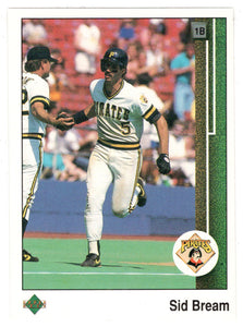 Sid Bream - Pittsburgh Pirates (MLB Baseball Card) 1989 Upper Deck # 556 Mint