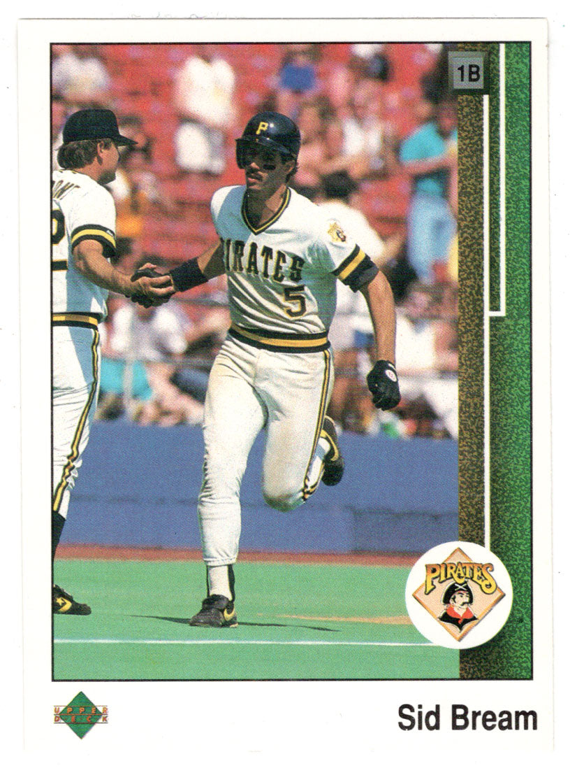 Sid Bream - Pittsburgh Pirates (MLB Baseball Card) 1989 Upper Deck # 5 –  PictureYourDreams