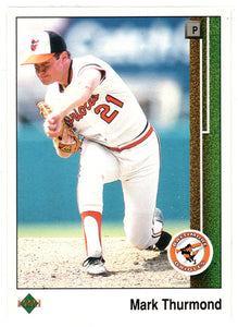 Mark Thurmond - Baltimore Orioles (MLB Baseball Card) 1989 Upper Deck # 571 Mint