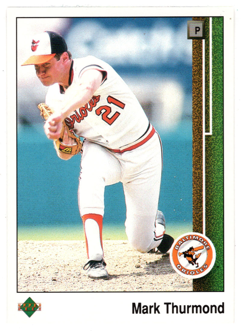 Mark Thurmond - Baltimore Orioles (MLB Baseball Card) 1989 Upper Deck # 571 Mint